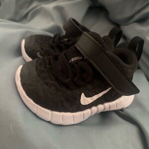 Black and White Baby Nike Sneakers size 2C